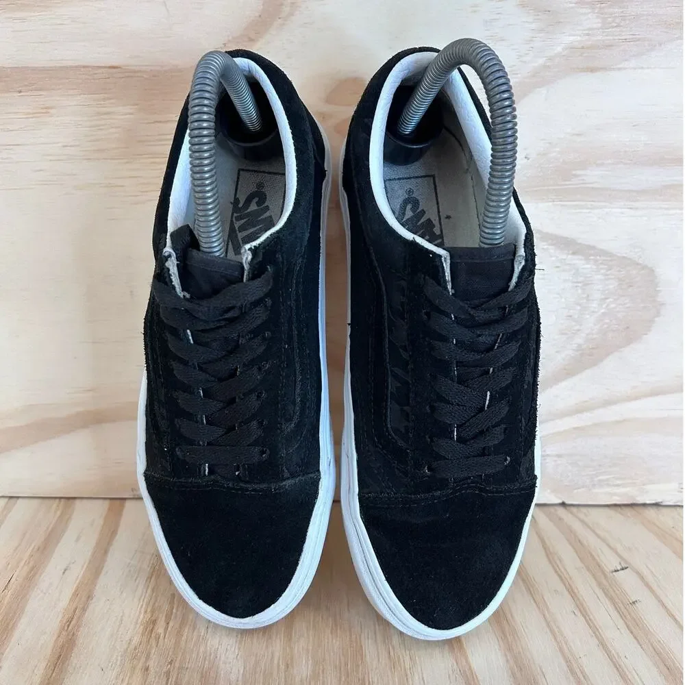 Vans Off The Wall - Premium Old Skool Suede - Sneakers - Black - Women's - 6.5